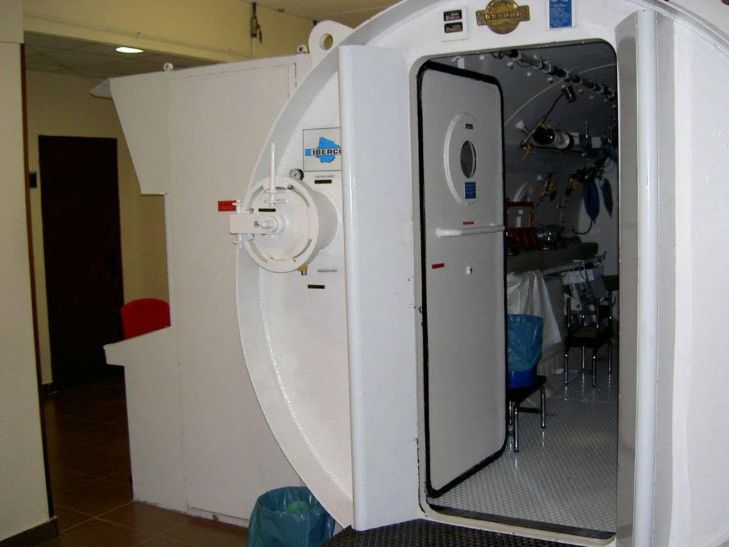Buceo y cámaras hiperbáricas